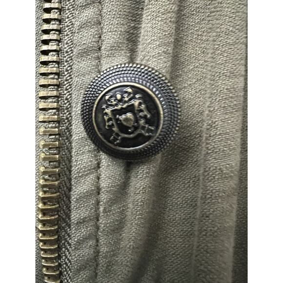 FREE PEOPLE Not Your Brother's Surplus Jacket in Distressed Army Green Sz L Gorp - Picture 6 of 14